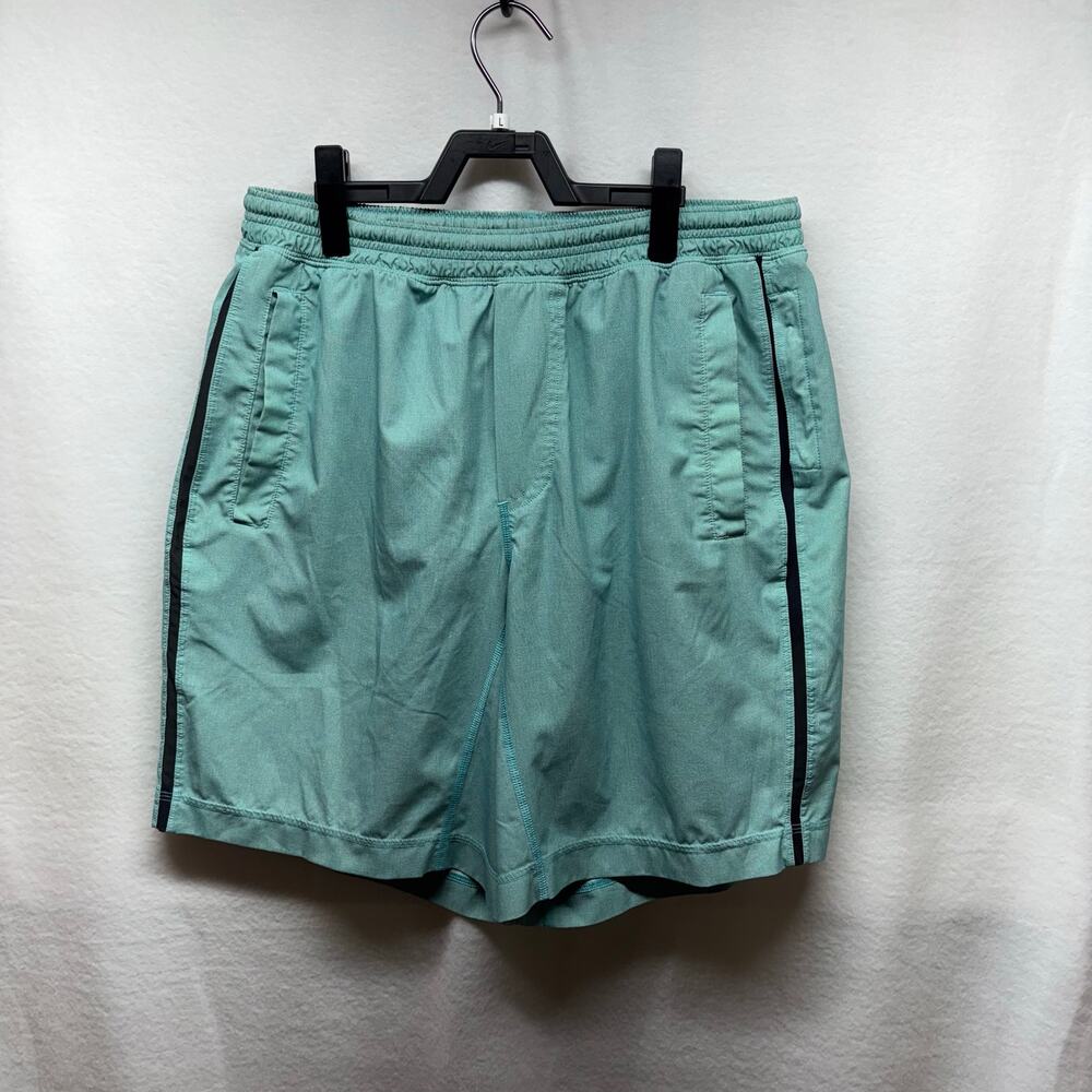 Lululemon Teal‎ Lined Running Shorts - Men's Large
